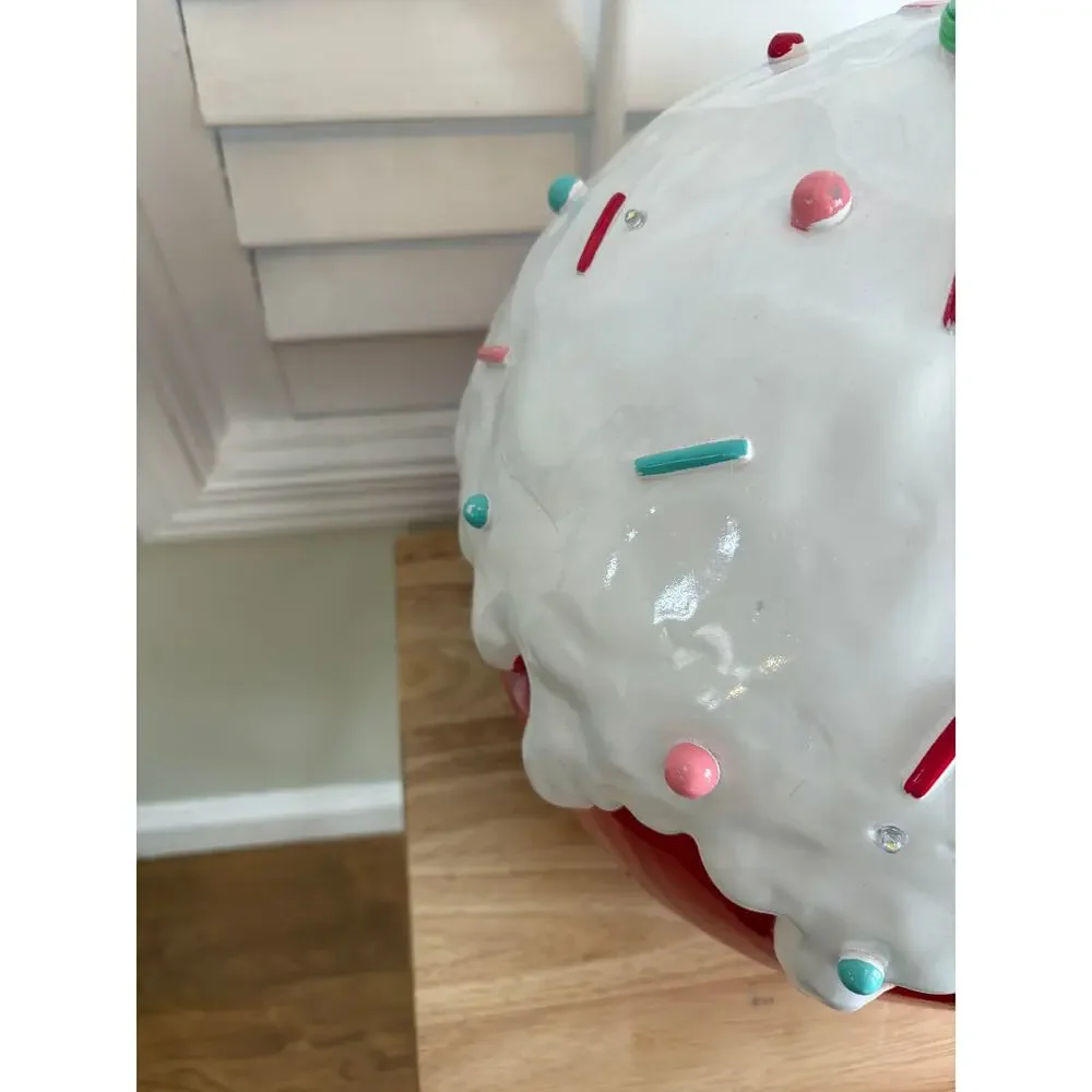 Large Light‎ Up Christmas Cupcake Ornament